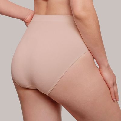 Imagen 2 del producto Pack Calzón Alto Microfibra Nude