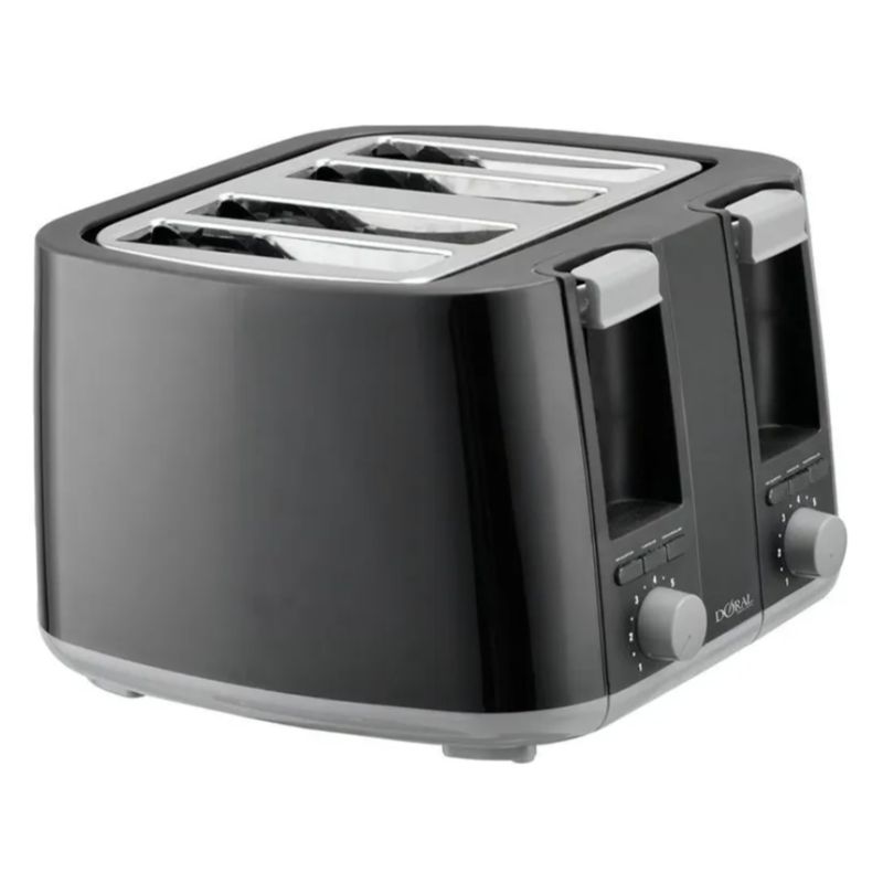 DORAL - Tostador Eléctrico 4 Rebanadas Toscana Quattro Doral Negro