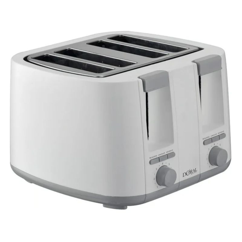 DORAL - Tostador Eléctrico 4 Rebanadas Toscana Quattro Doral Blanco