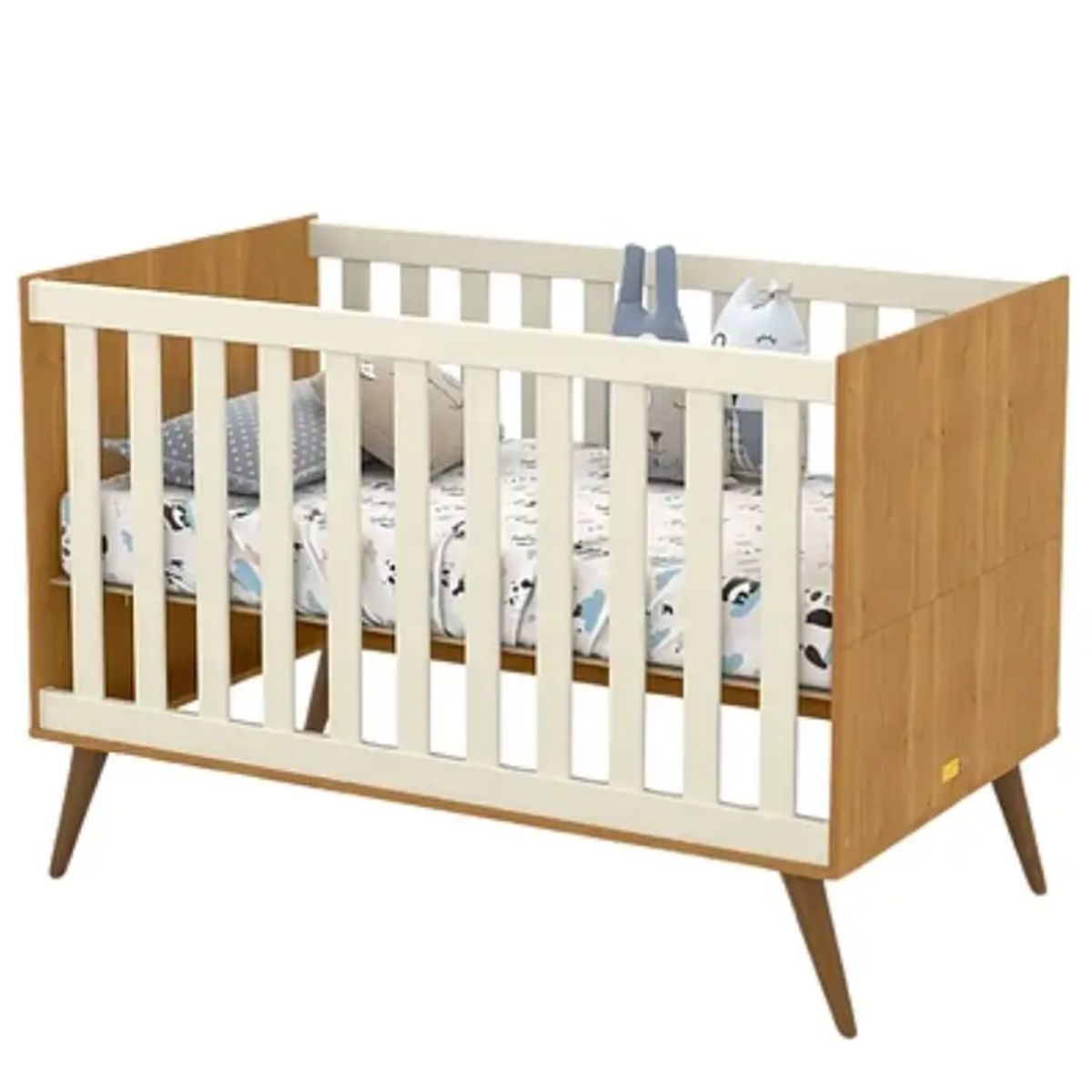 KIDSCOOL - Cuna Gold Ecowood Gris