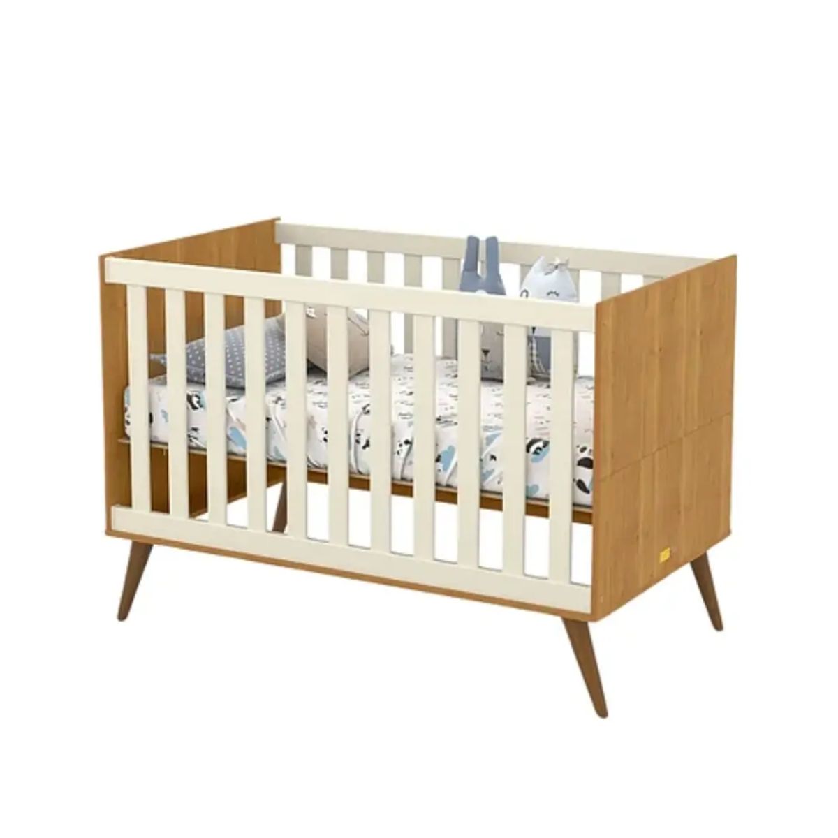 KIDSCOOL - Cuna Gold Ecowood Gris