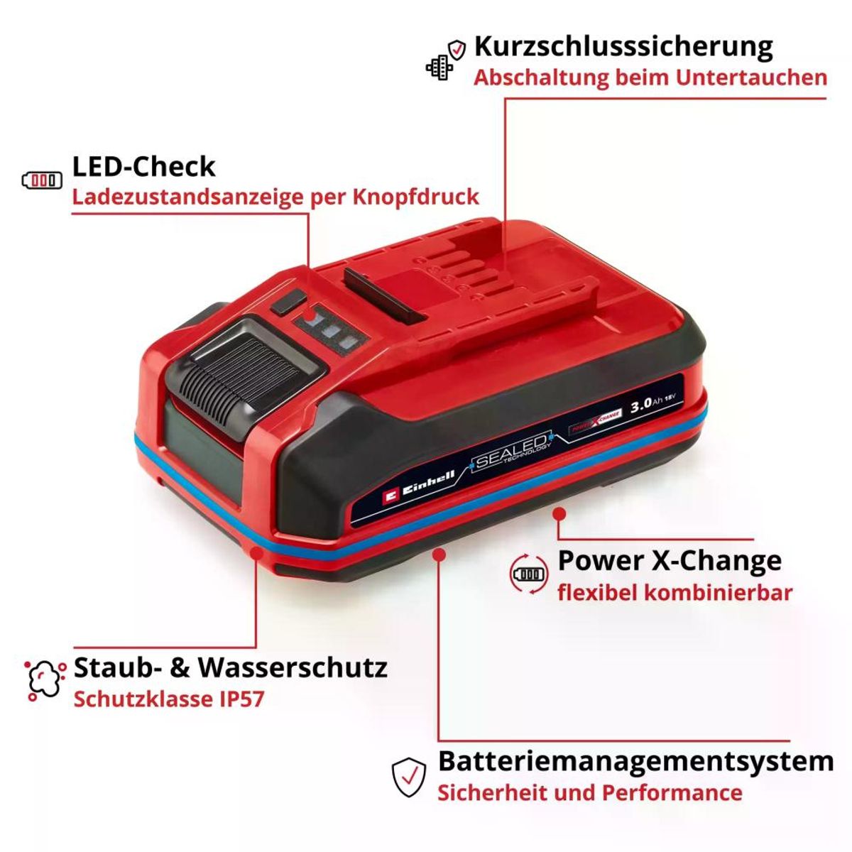 EINHELL - BATERIA EINHELL SEALED  PXC 18V 30AH