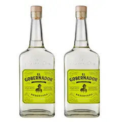 EL GOBERNADOR - 2 Pisco Gobernador Limarí 700ml - Turquesa