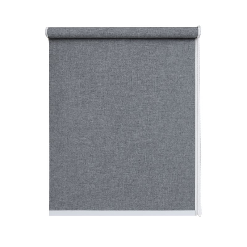 COSAS CASA - Cortina Roller Blackout Gris Jaspeada 080x200