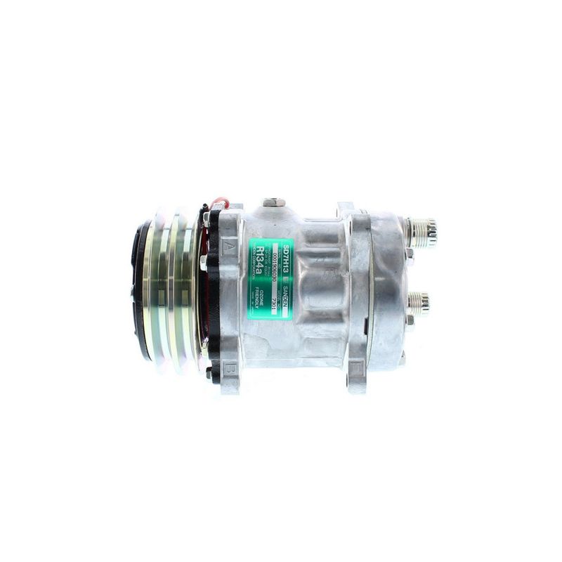 SANDEN - Compresor de Ac  7H13 2A 12V 125MM TAPA KG 7301 MASSEY SANDEN