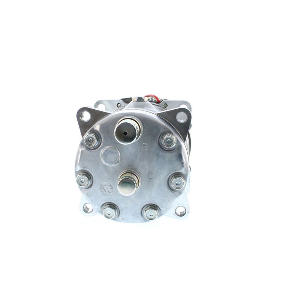 SANDEN - Compresor de Ac  7H13 2A 12V 125MM TAPA KG 7301 MASSEY SANDEN