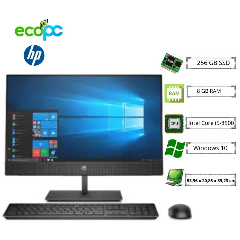 HP - AIO PRO ONE 400 G4 I5- 8500 / 8 GB/ 256 SSD/ Categoria A.