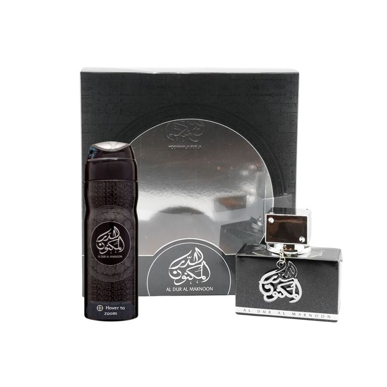 Al Dur Al Maknoon Silver Edp Set 100 Ml + Deo 200ML Unisex 100 ML