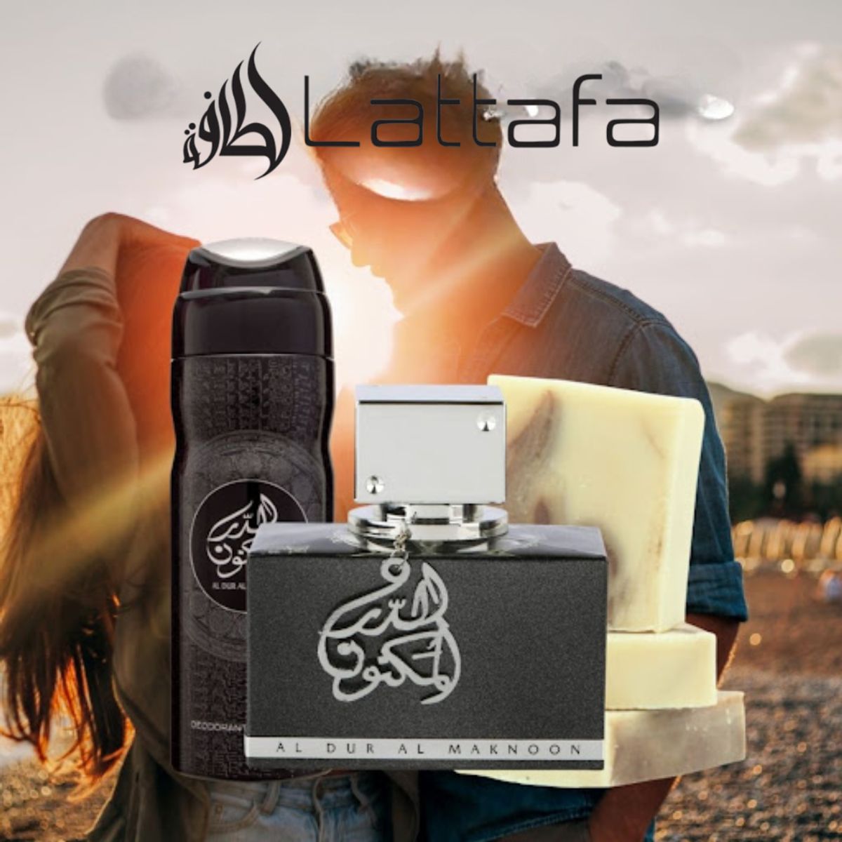 LATTAFA - Lattafa Al Dur Al Maknoon Silver Edp Set 100 Ml + Deo 200ML Unisex