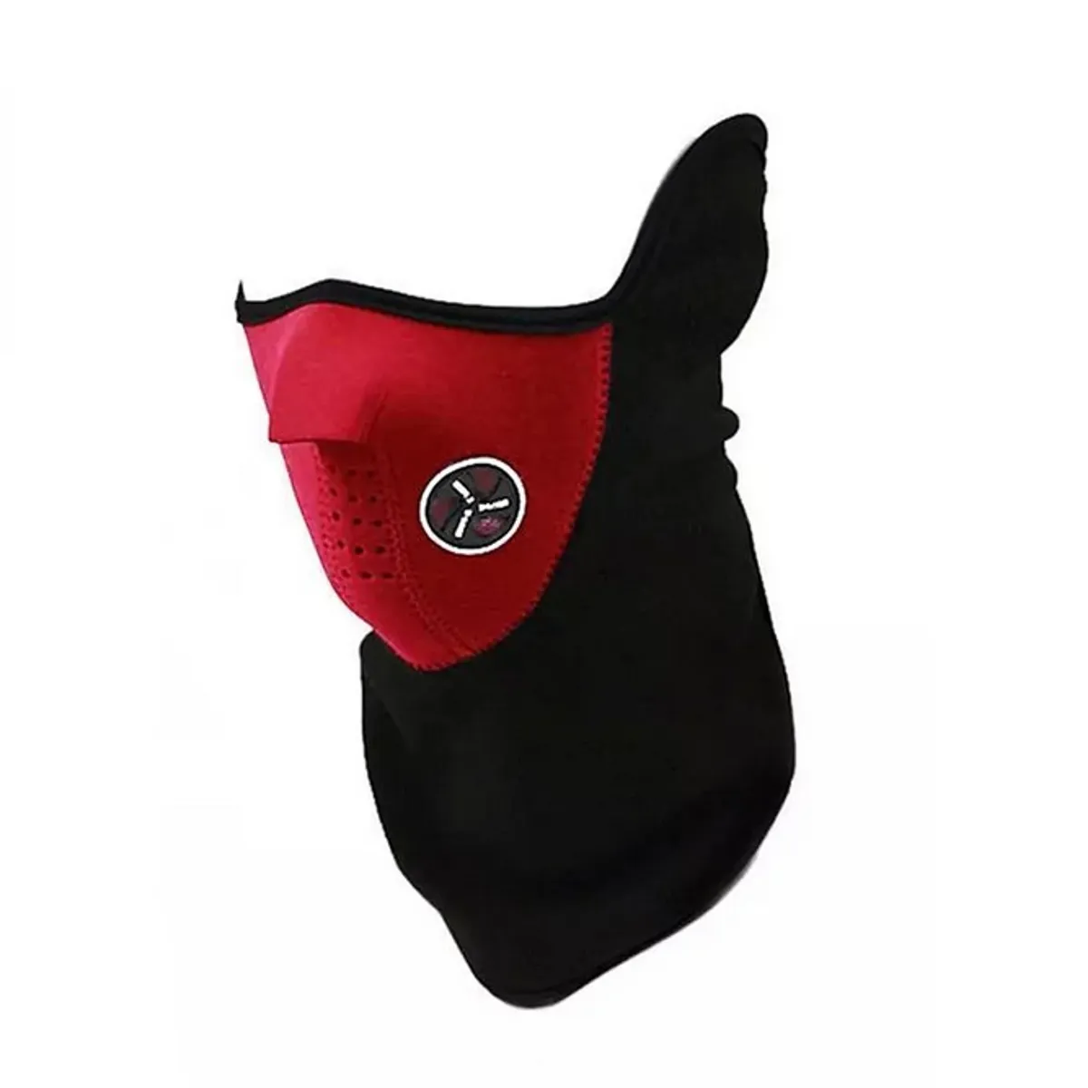 GENERICO - Mascara proteccion polar bicicleta moto Color Rojo