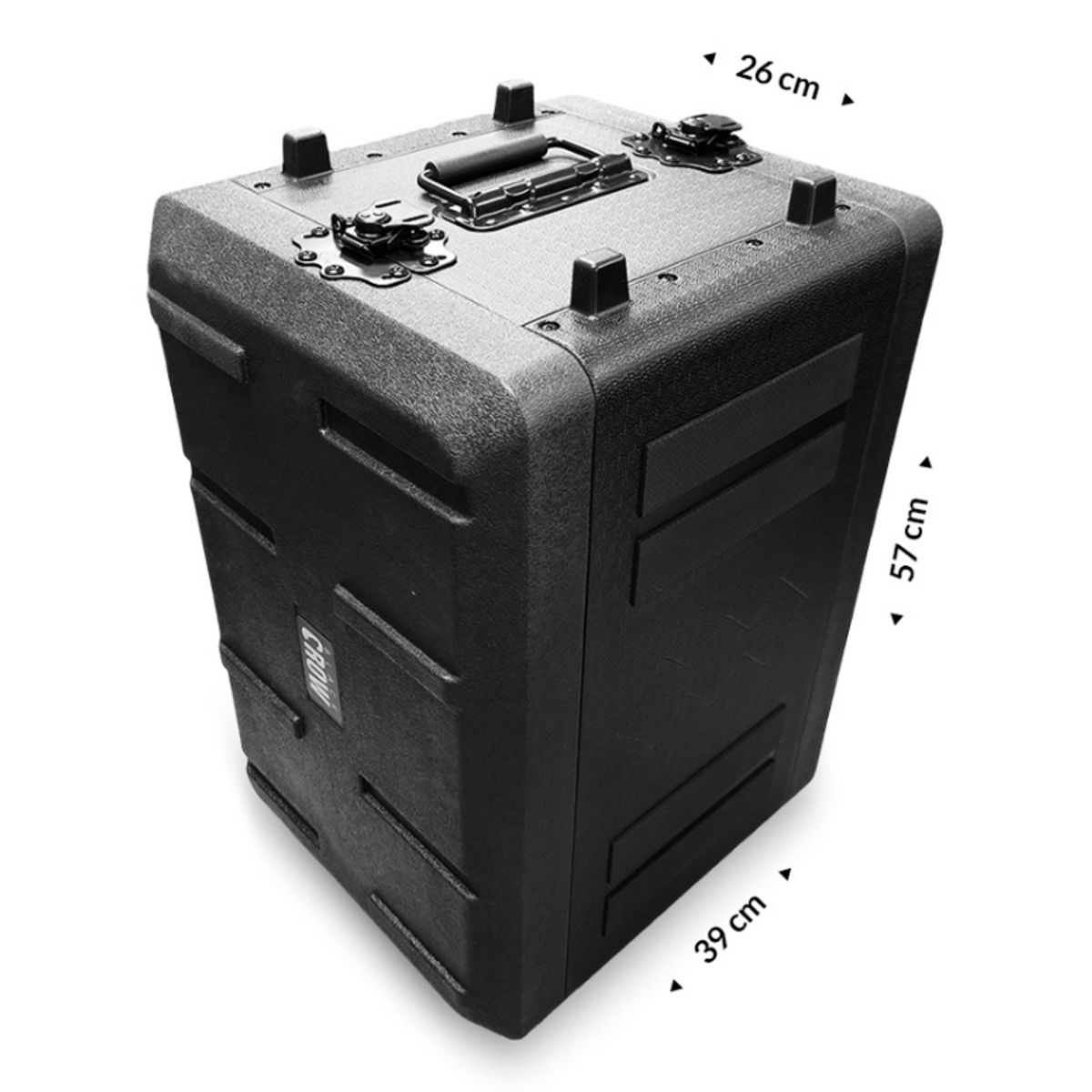 GENERICO - Case Corto Para Almacenamiento 4U Black Crow PECQ-4US
