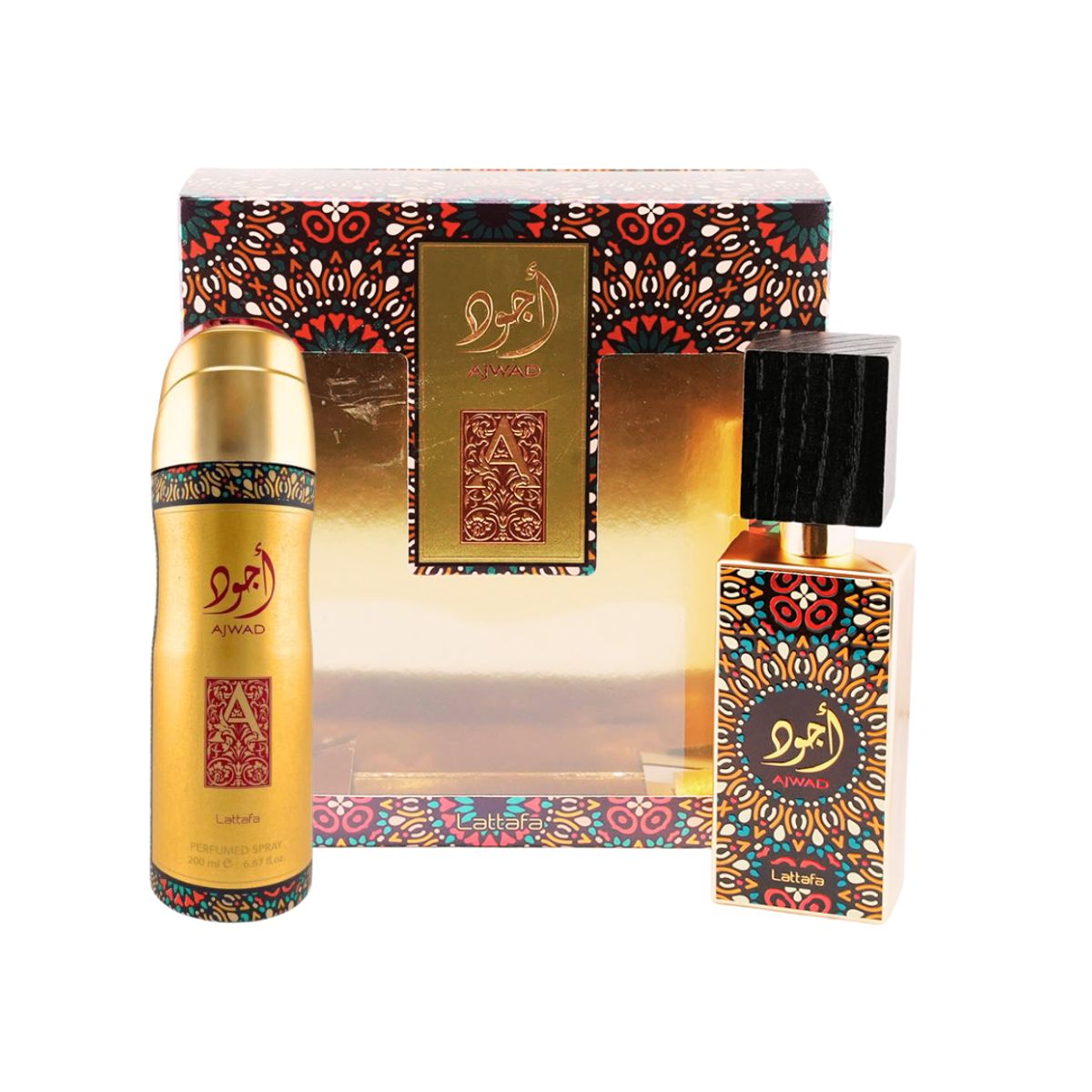 LATTAFA - Perfume Lattafa Ajwad 60 Ml Edp + Deo Spray 200ml Unisex Set