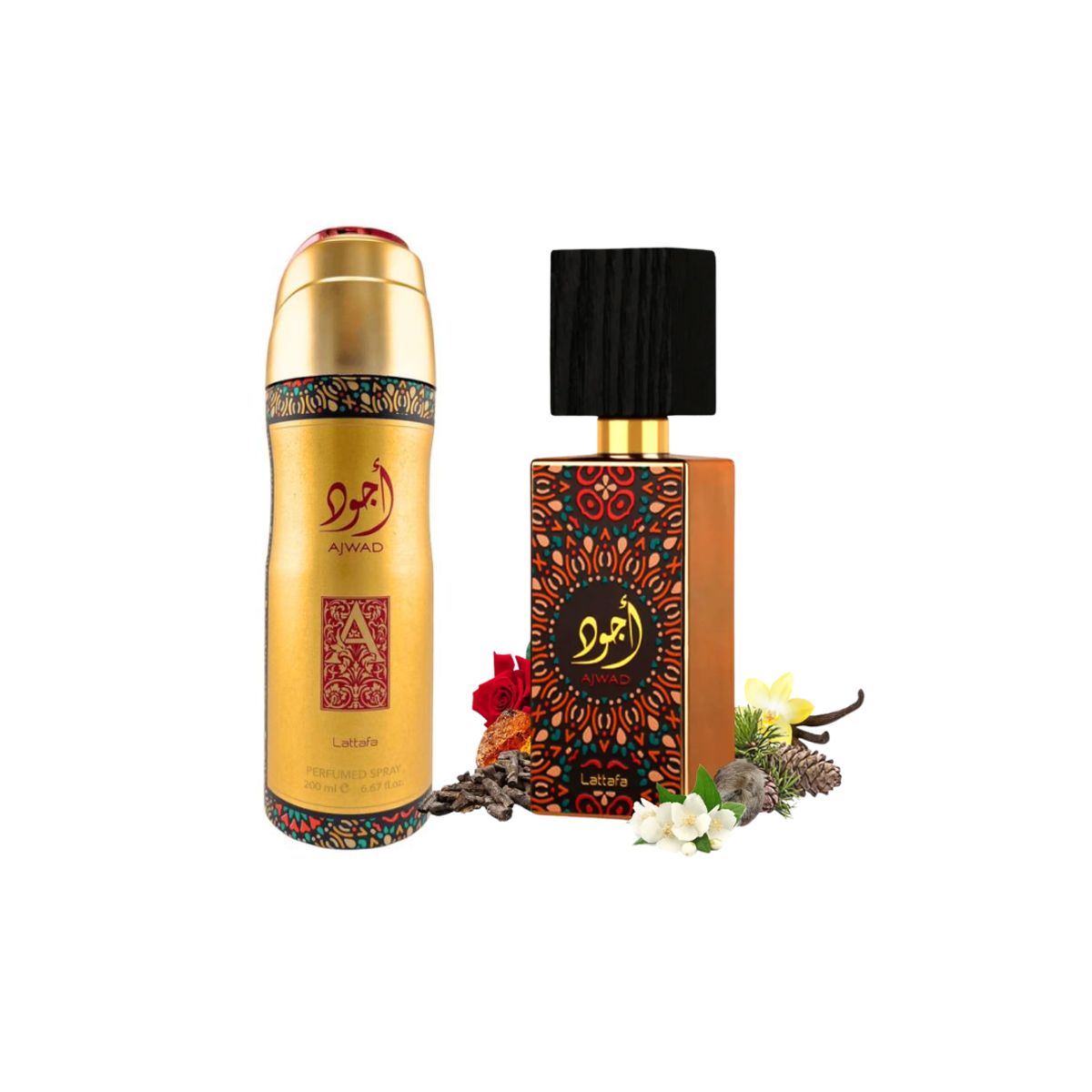 LATTAFA - Perfume Lattafa Ajwad 60 Ml Edp + Deo Spray 200ml Unisex Set