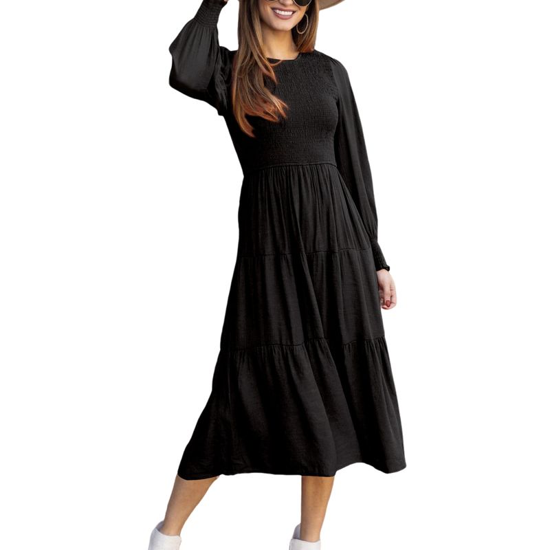 BLWOENS - Vestidos casuales de para mujeres - Negro