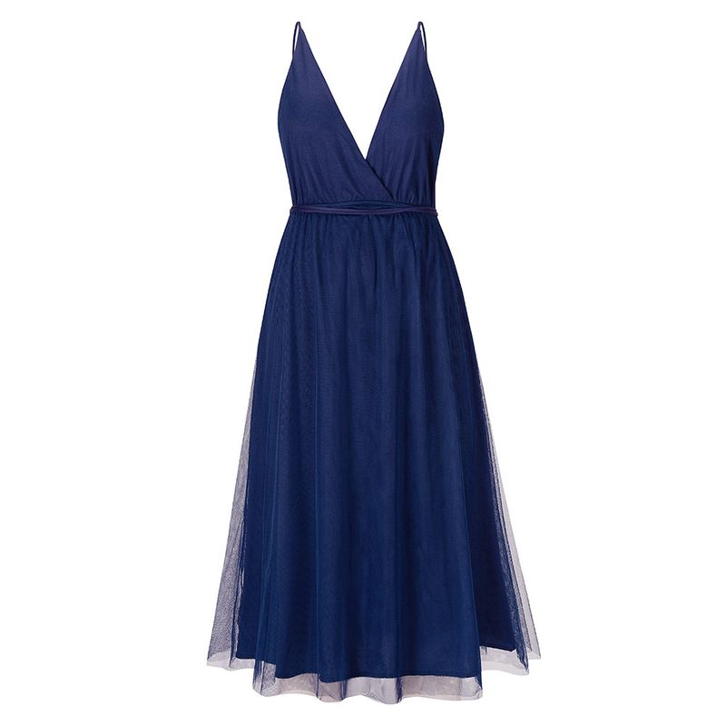 BLWOENS - Vestido casual para Mujer-Azul