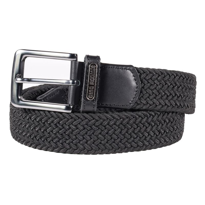 GINO RODINIS - CINTURÓN  ELASTICADO  HOMBRE GINO RODINIS   2508 TALLA L-XL NEGRO