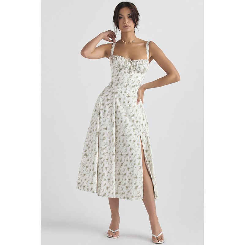 BLWOENS - Vestido casual para Mujer-Verde