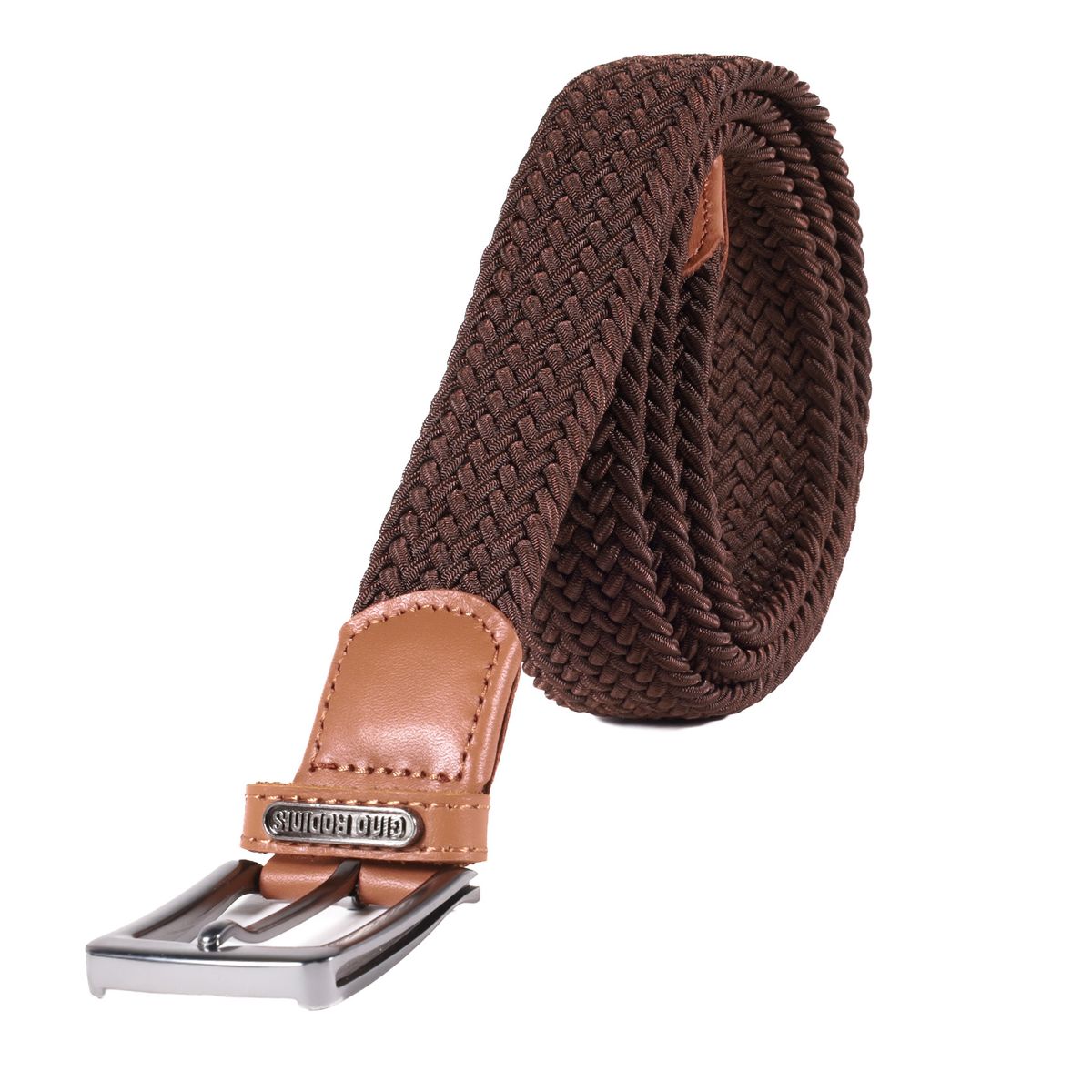 GINO RODINIS - CINTURÓN  ELASTICADO  HOMBRE GINO RODINIS 2510 TALLA S-M MARRON