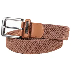 GINO RODINIS - CINTURÓN ELASTICADO HOMBRE  2513 TALLA S-M CAMEL