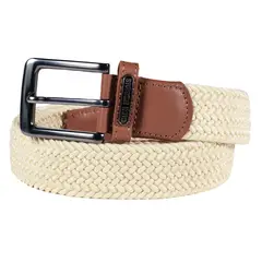 GINO RODINIS - CINTURÓN ELASTICADO HOMBRE  2514 TALLA L-XL CRUDO