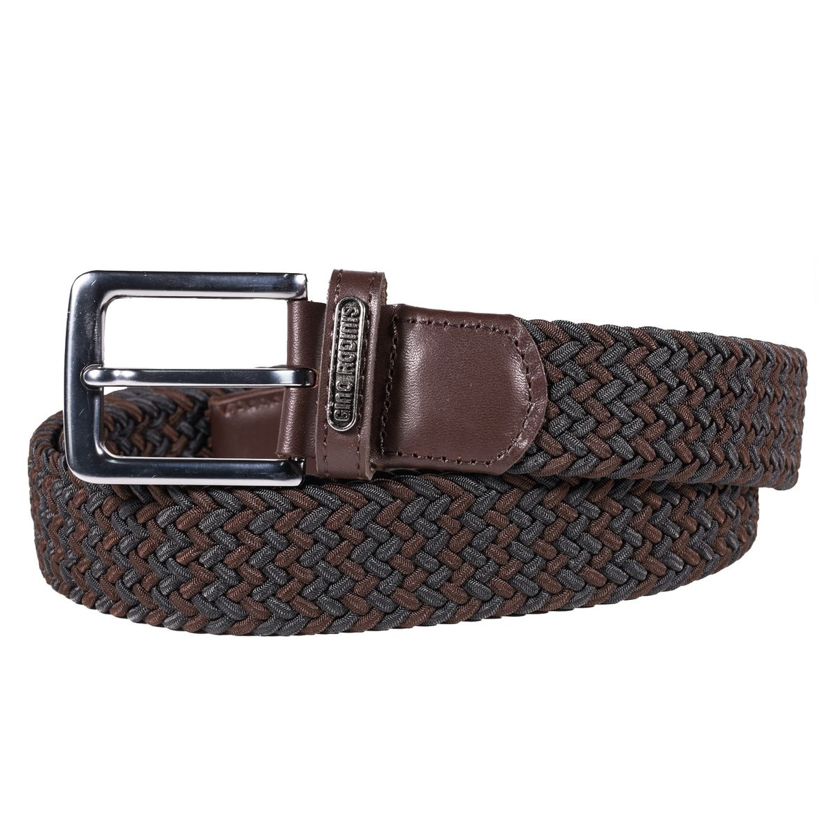 GINO RODINIS - CINTURÓN  ELASTICADO  HOMBRE GINO RODINIS   2516 TALLA S-M NEGROMARRON
