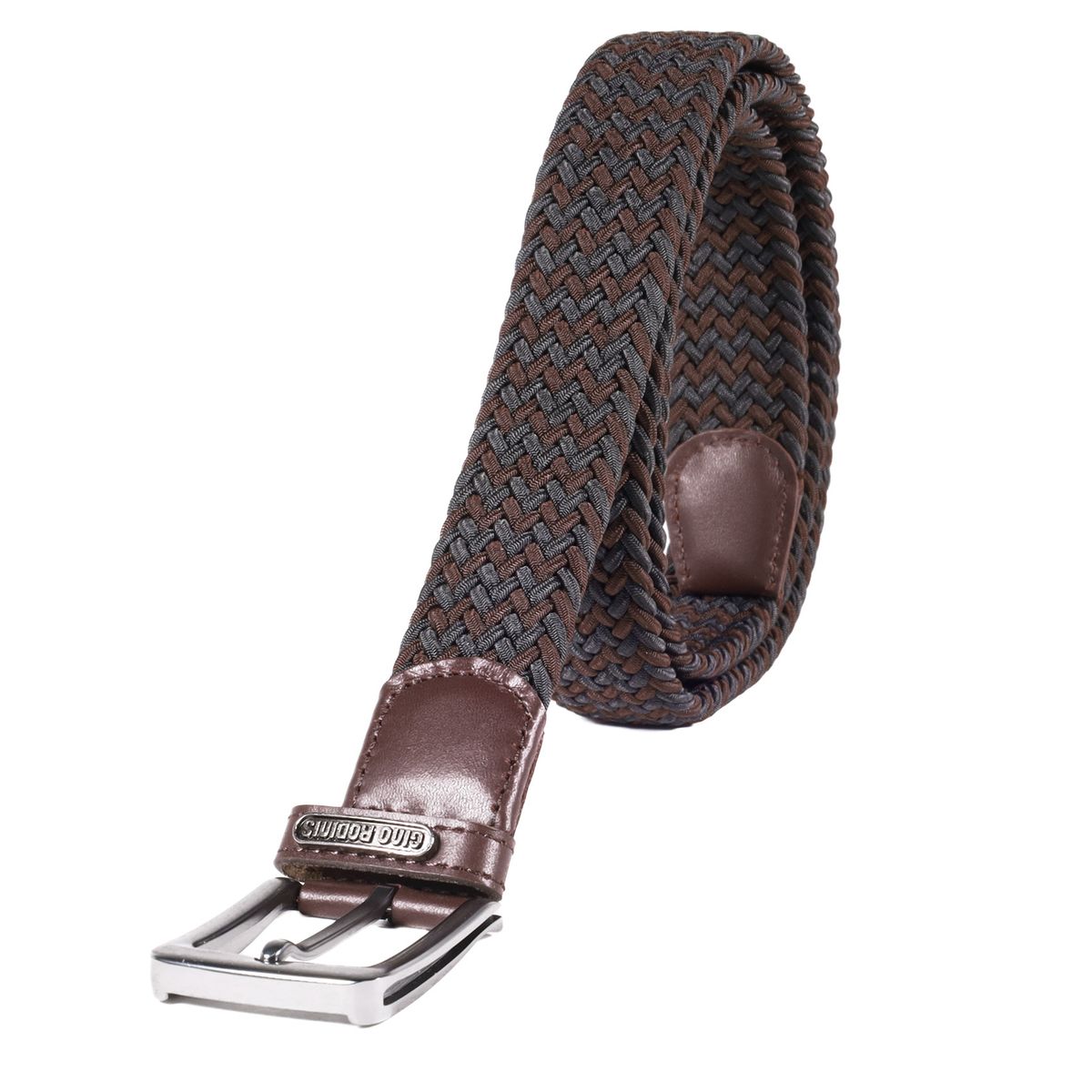 GINO RODINIS - CINTURÓN  ELASTICADO  HOMBRE GINO RODINIS   2516 TALLA L-XL NEGROMARRON