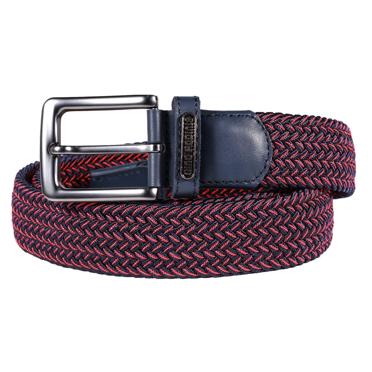 GINO RODINIS - CINTURÓN  ELASTICADO  HOMBRE GINO RODINIS   2518 TALLA L-XL AZULROJO