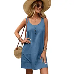 BLWOENS - Vestido Mujer - Azul