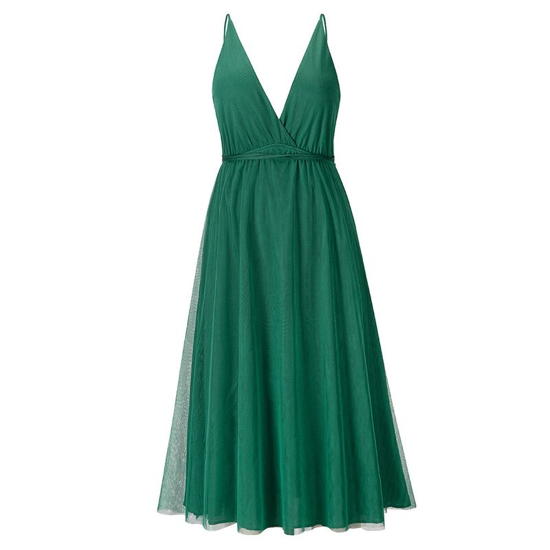 BLWOENS - Vestido casual para Mujer-Verde