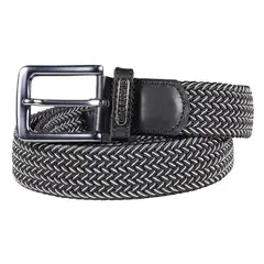 GINO RODINIS - CINTURÓN ELASTICADO HOMBRE  2521 TALLA L-XL NEGROGRIS