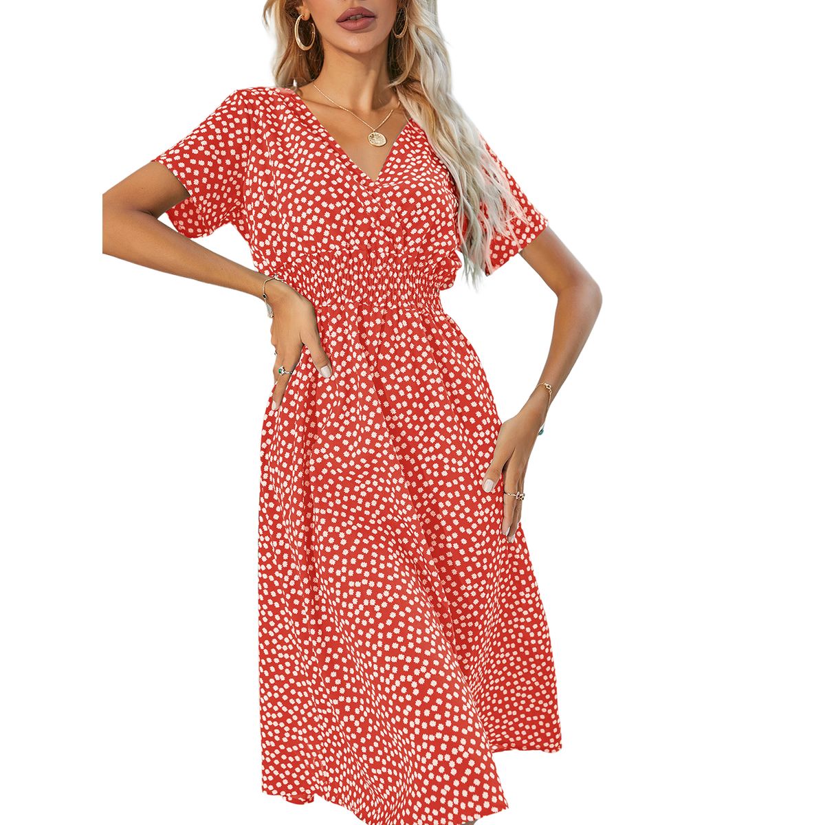 BLWOENS - Vestido Mujer - Rojo