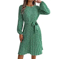 BLWOENS - Vestidos casuales de para mujeres - Verde