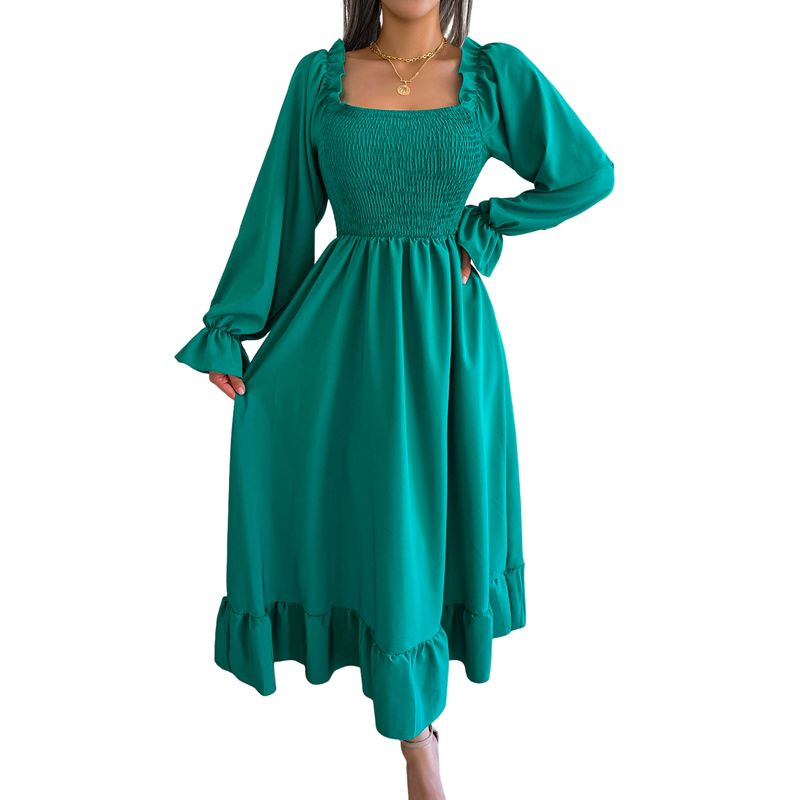 BLWOENS - Vestidos casuales de para mujeres - Verde
