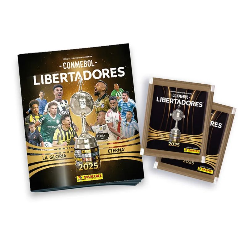 PANINI CHILE - Pack Álbum + 20 Sobres Copa Libertadores 2025