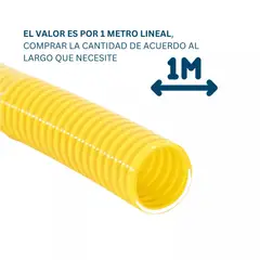 DICAS - Manguera De Succion Motobomba 3 Pulgadas 1 Metro Dicas.