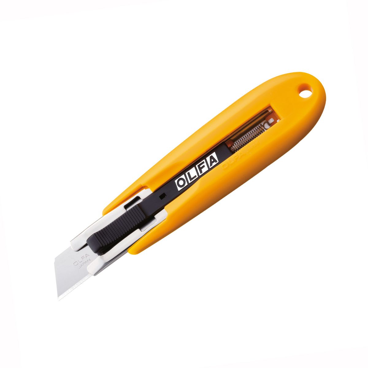 OLFA - Cuchillo de Seguridad Auto-Retráctil y Mango Antideslizante SK-5