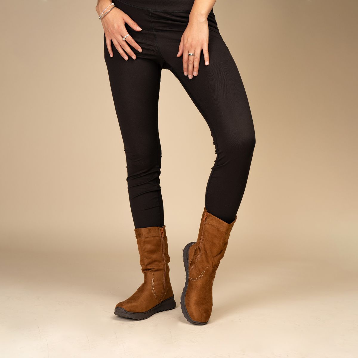 CHINITOWN - Bota Casual Mujer Melinda Camel Chinitown