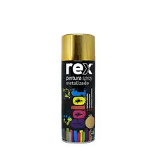 GENERICO - PINTURA SPRAY ORO METELIZADO REX 400ML.