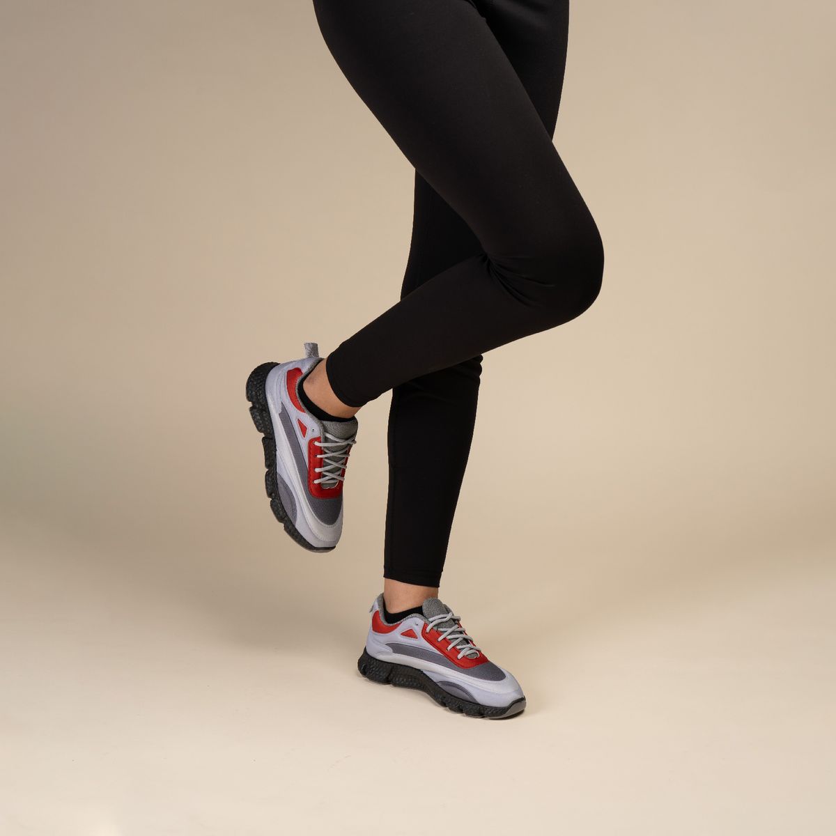 CHINITOWN - Zapatilla Urbana Mujer Gris Fanci Chinitown