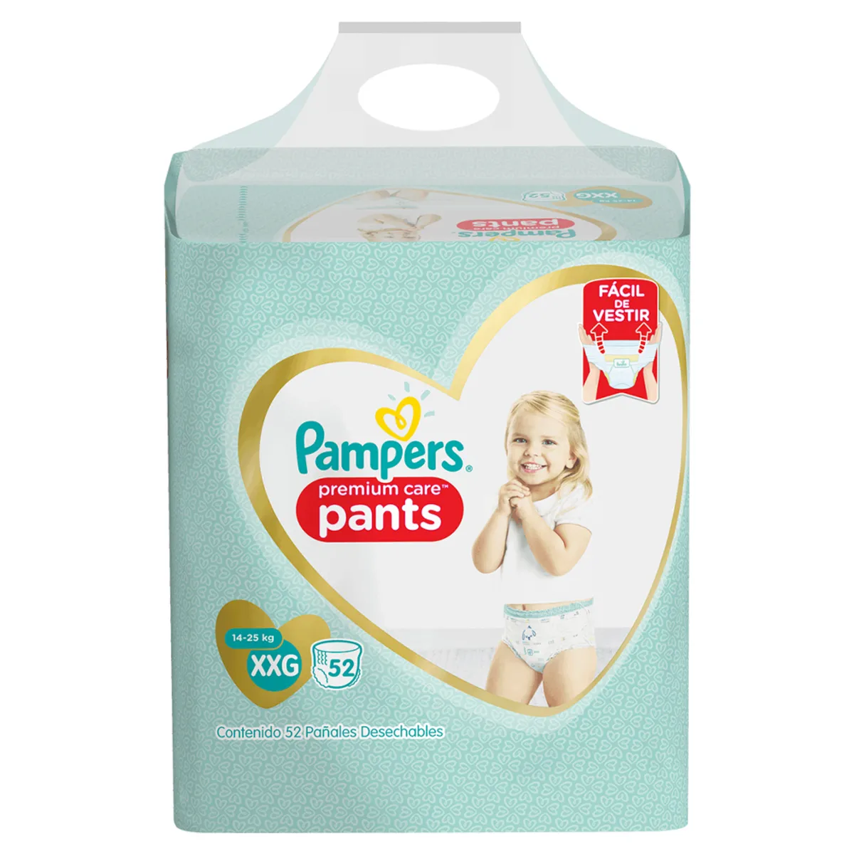PAMPERS - Pampers Pañal Pants Premium Care XXG x52 Uds
