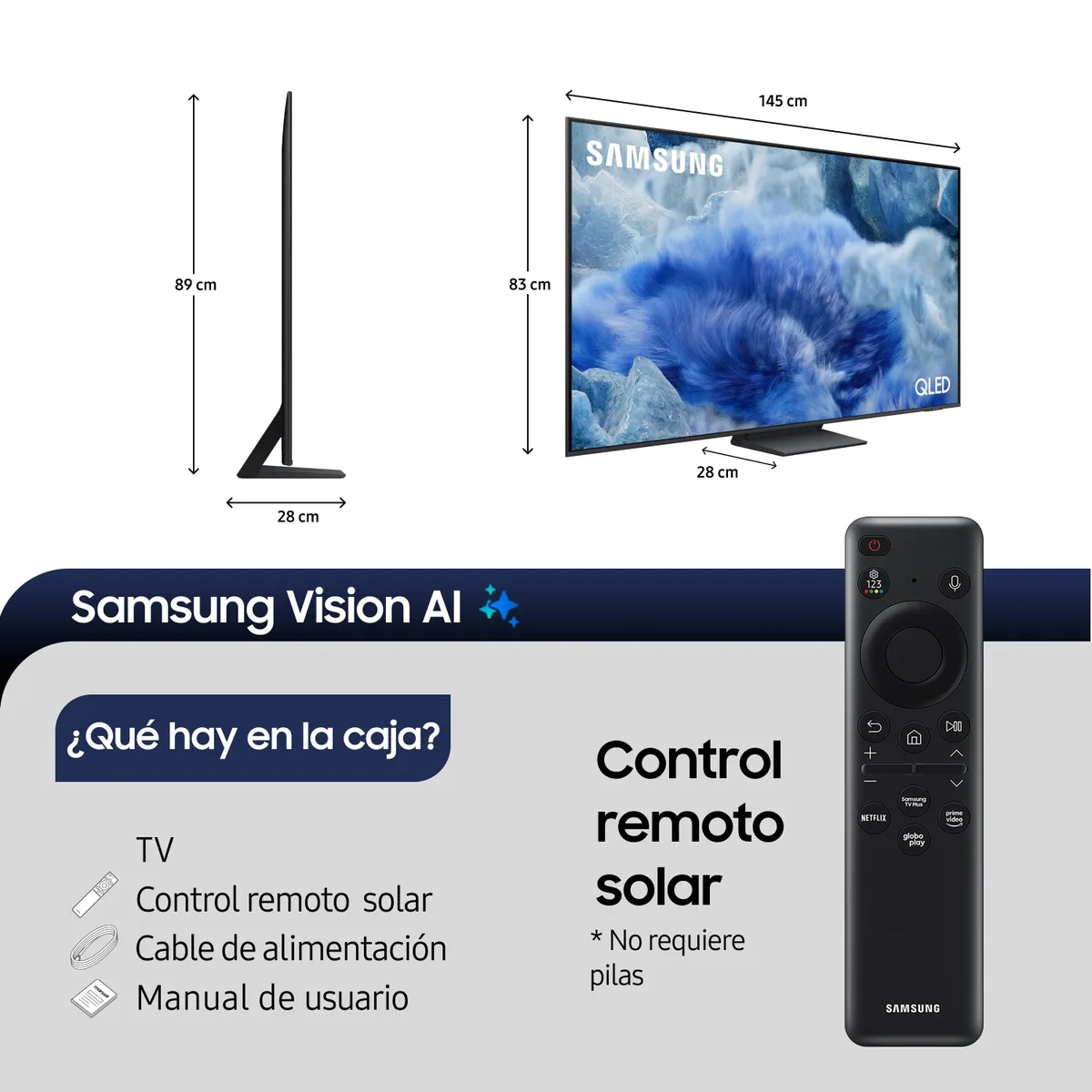 SAMSUNG - 65 QLED Q8F 4K Vision AI Smart TV 2025