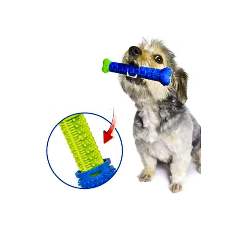 GENERICO - Mordedor Cepillo De Dientes Reduce Placa Sarro Para Perros