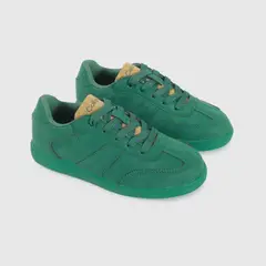 COLLOKY - Zapatilla Lifestyle de Niño Verde Caña Baja con Cordón