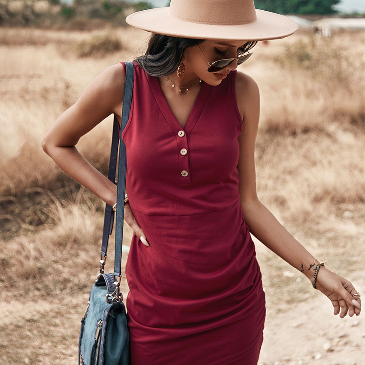 BLWOENS - Vestido casual de mujer