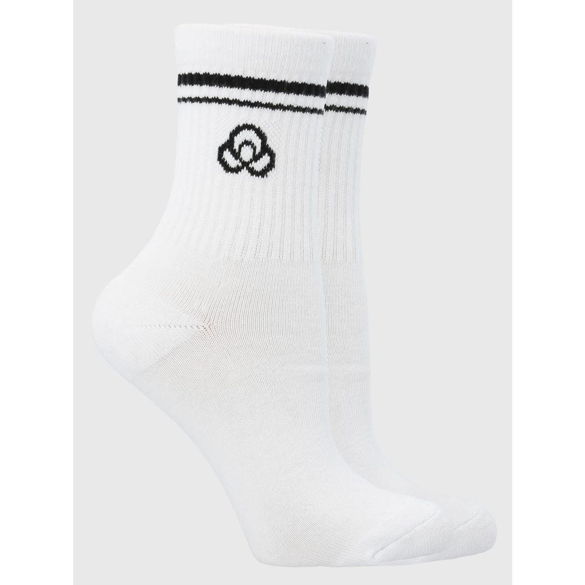 BSOUL - Pack 2 Calcetines Mujer Quarter Blanco BSOUL