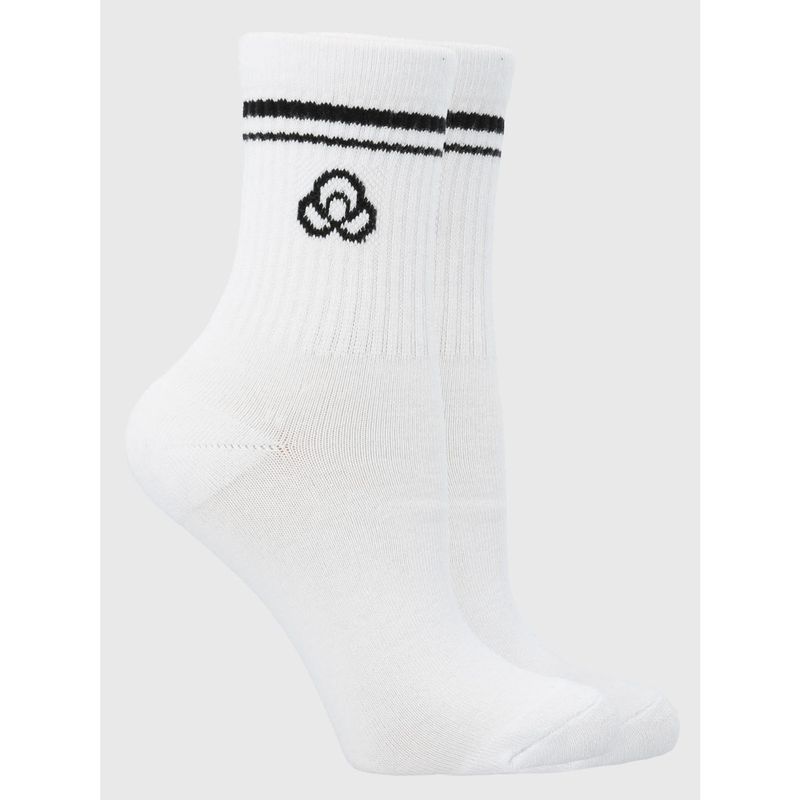 BSOUL - Pack 2 Calcetines Mujer Quarter Blanco BSOUL