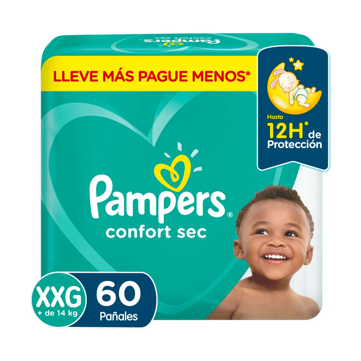 PAMPERS - Pampers Pañal Confort Sec XXG x60 Uds