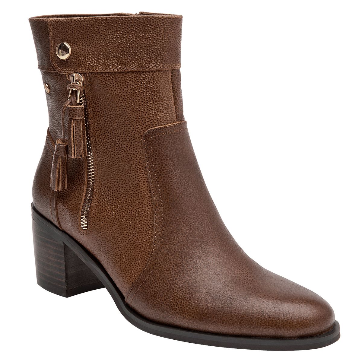 POLLINI - Botín Casual Mujer Marrón claro Pollini