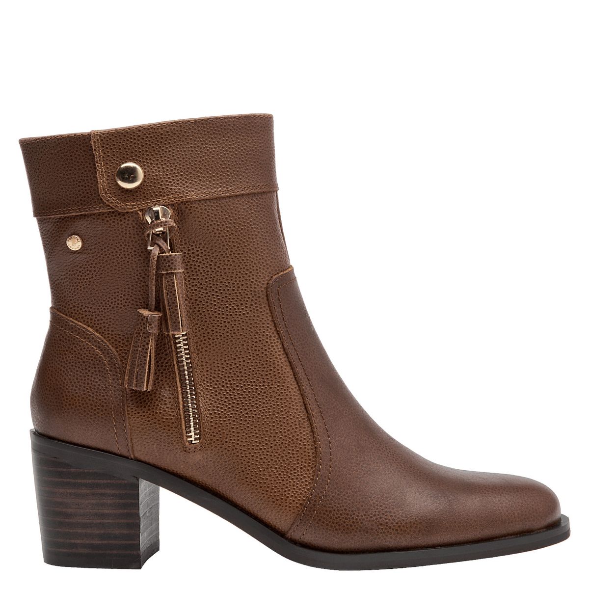 POLLINI - Botín Casual Mujer Marrón claro Pollini