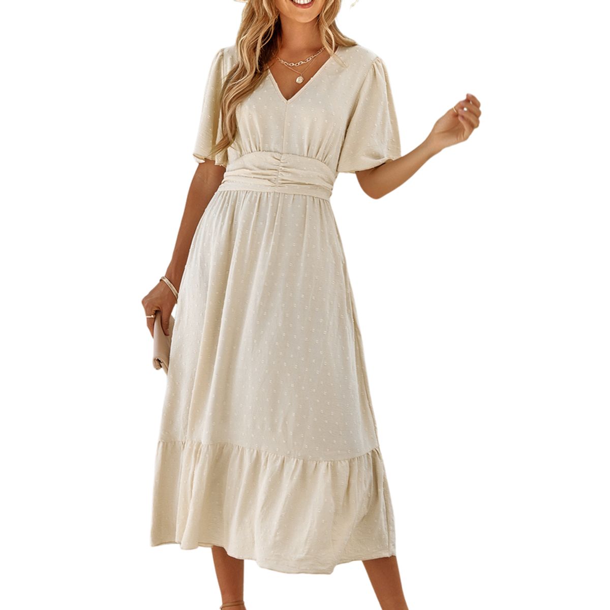 BLWOENS - Vestido Mujer - Beige